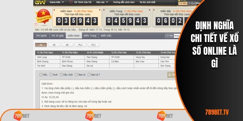 Định nghĩa chi tiết về xổ số online là gì