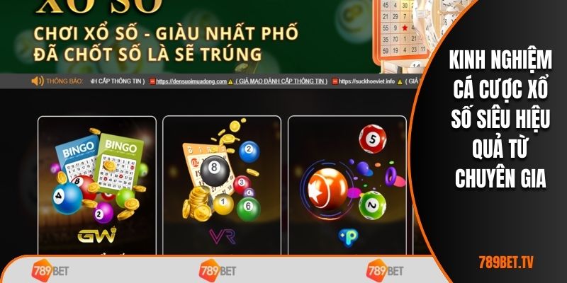 Kinh nghiệm cá cược xổ số siêu hiệu quả từ chuyên gia