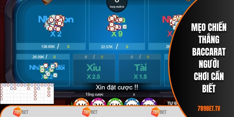 Mẹo chiến thắng Baccarat người chơi cần biết