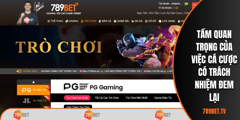 Tầm quan trọng của việc cá cược có trách nhiệm đem lại